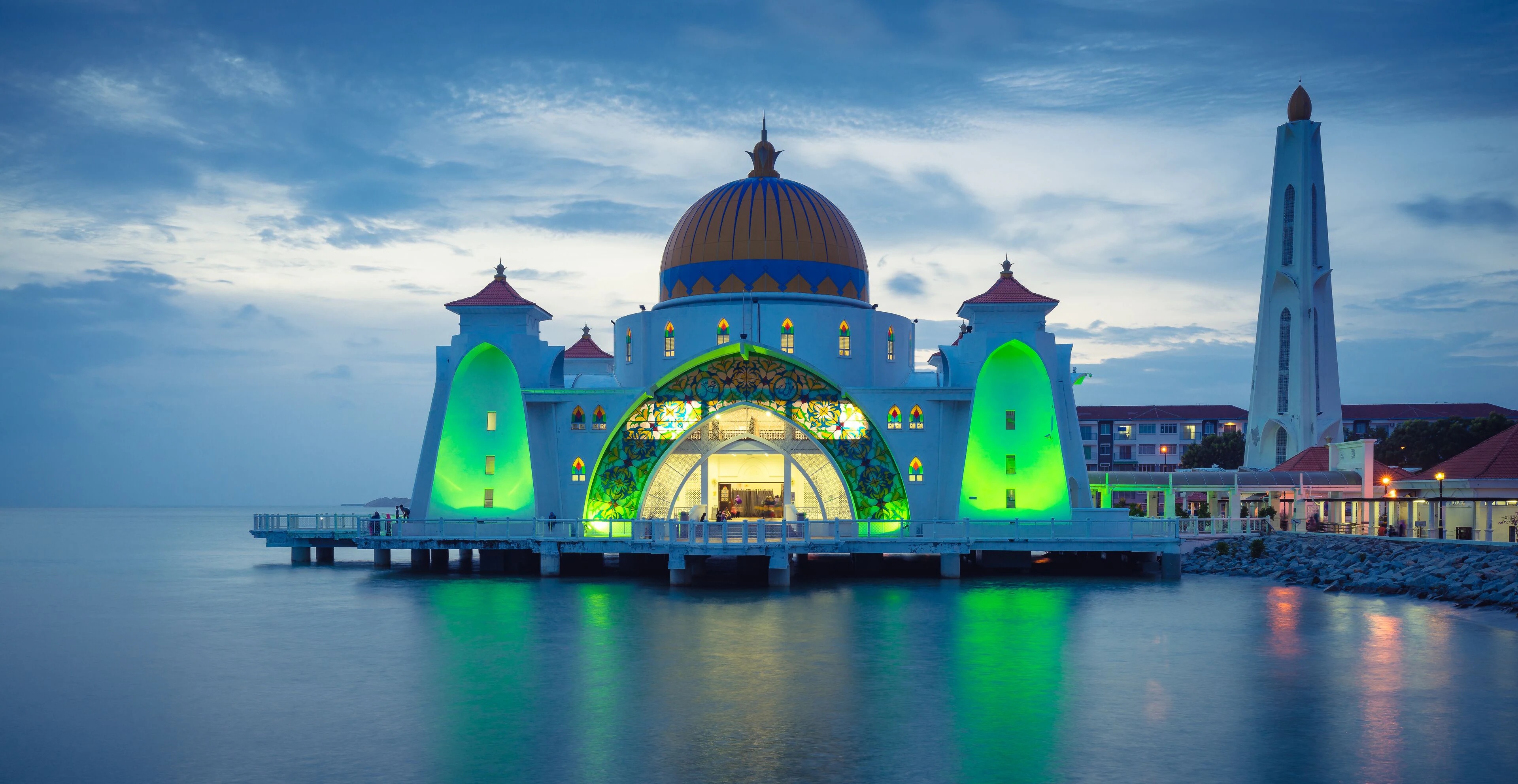 Scenic Melaka coastal view